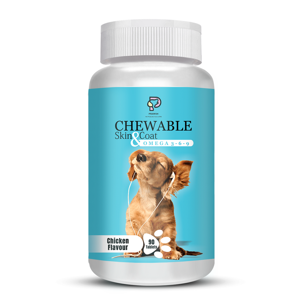 Chiken Flavour Chewable Skin & Coat Tablets