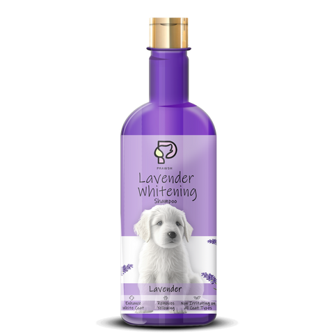 Prawsh Lavender Whitening Treatment Dog Shampoo