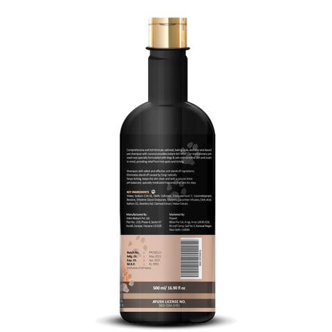 Prawsh Premium Oatmeal Anti-Itch Shampoo